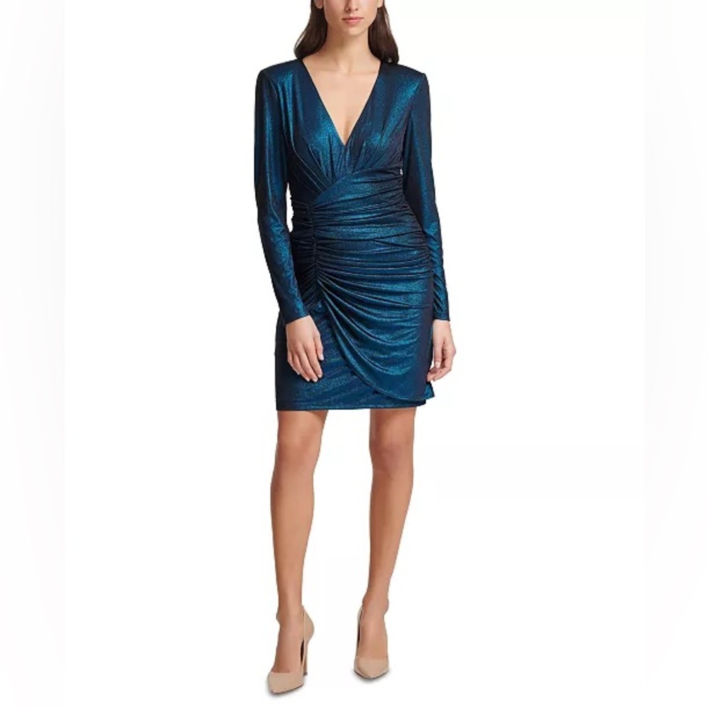 Vince Camuto Metallic Cocktail Dress